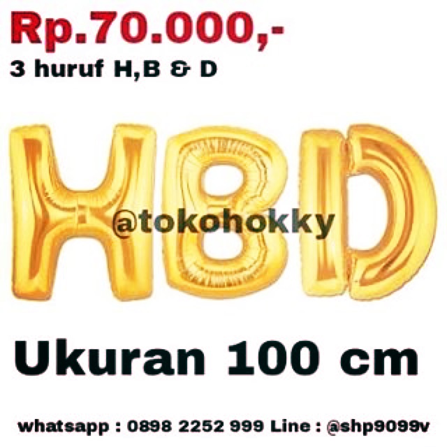 Balon HBD 1 meter