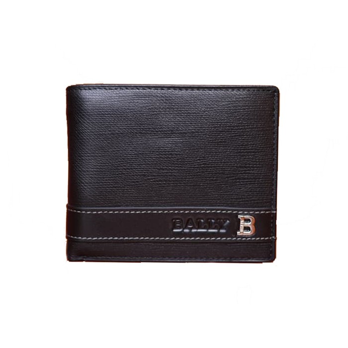 dompet kulit pria import DK339-12 black