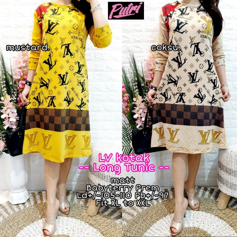 LV Kotak Long Tunic By Putri