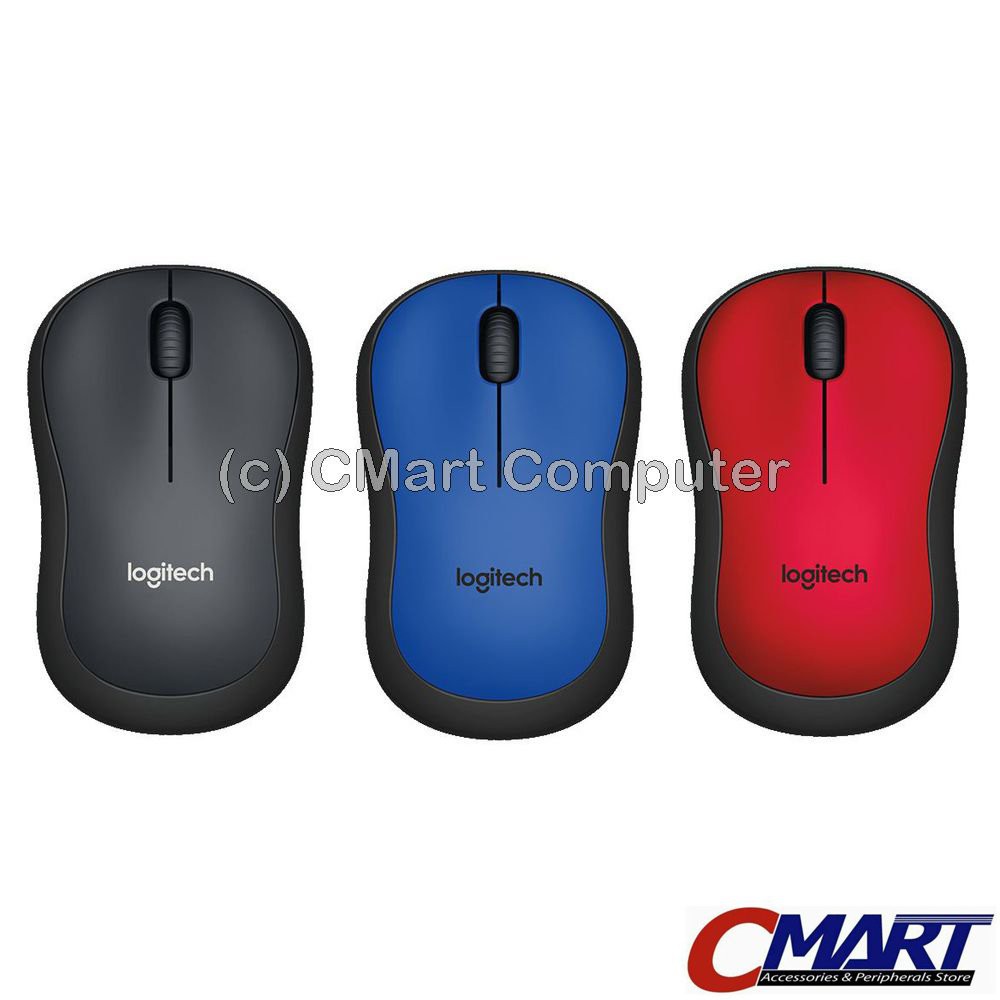Logitech M221 silent wireless mouse with noise reduction technology