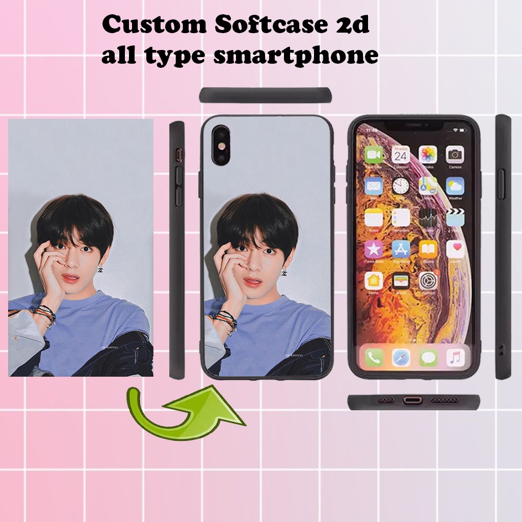 Custom Softcase 2D Glosy all type smartphone
