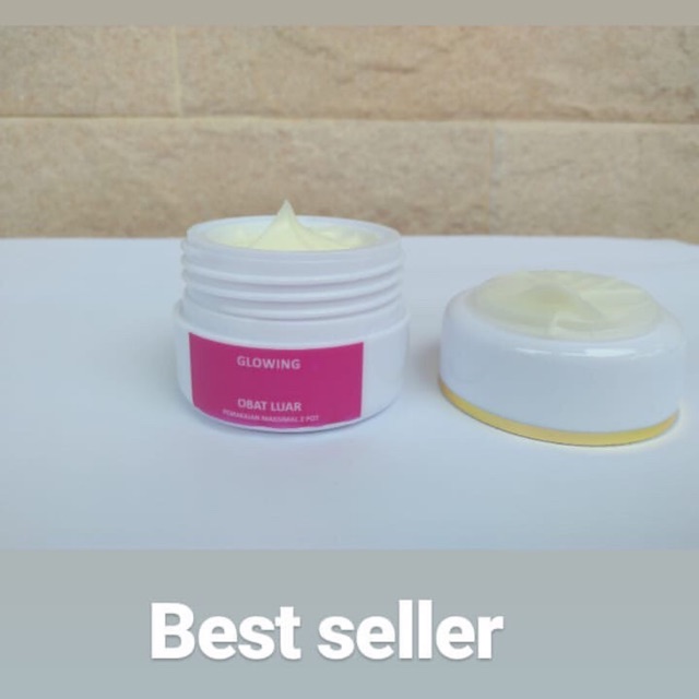 cream glowing