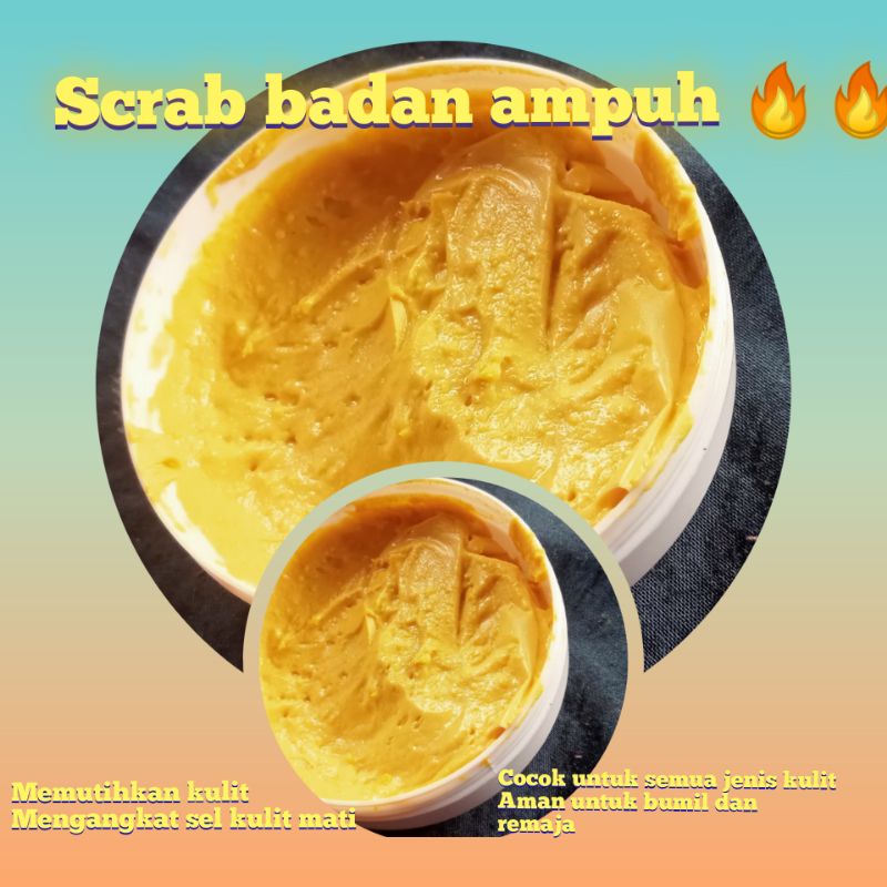 Scrub lulur perontok