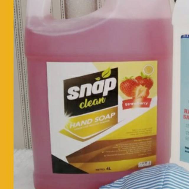 Hand soap Snap 4 liter strawberi