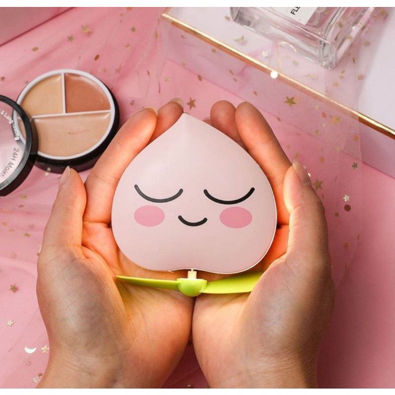 Kipas Cermin Makeup Mini Karakter LED