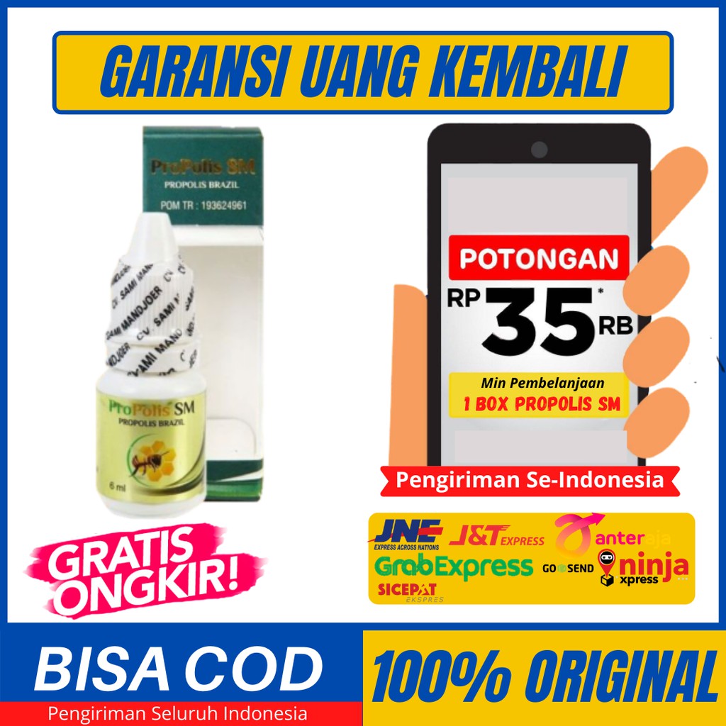 Propolis SM 6ml Original (BPOM)