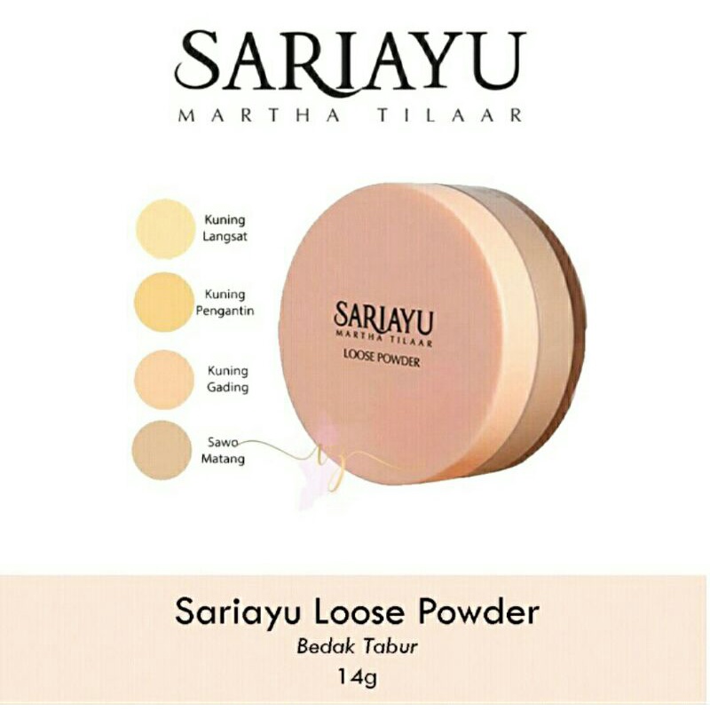 sari ayu loose powder ( bedak tabur )