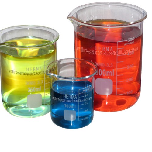 Beaker Low Form- HERMA. 400ml COD Langsung