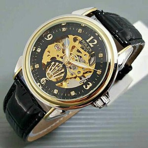 JAM TANGAN PRIA ROLEX AUTOMATIC KULIT 3429