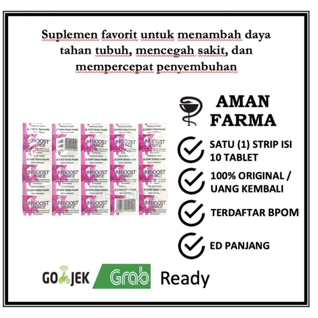IMBOOST FORCE 1 STRIP ISI 10 KAPLET