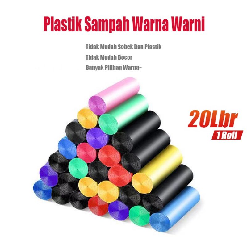 plastik sampah roll, kantong roll