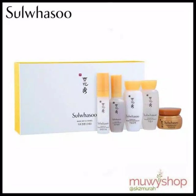 Sulwhasoo Basic Kit Trial Size 5 items