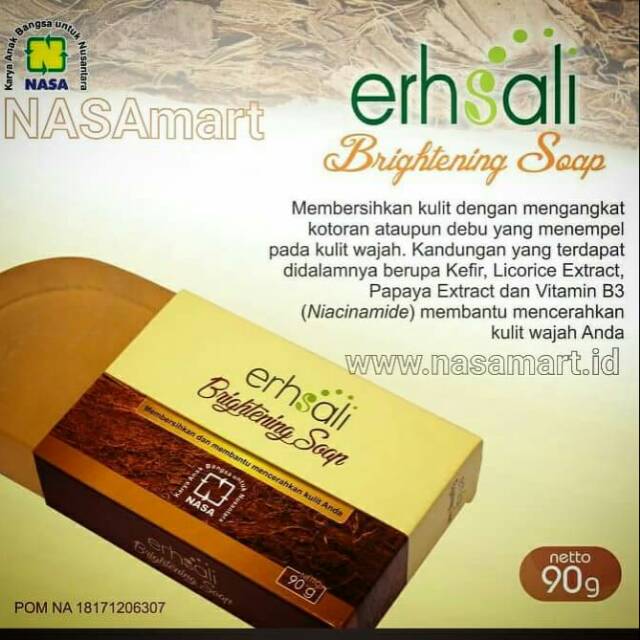 ERHSALI BREGHTENING SOAP