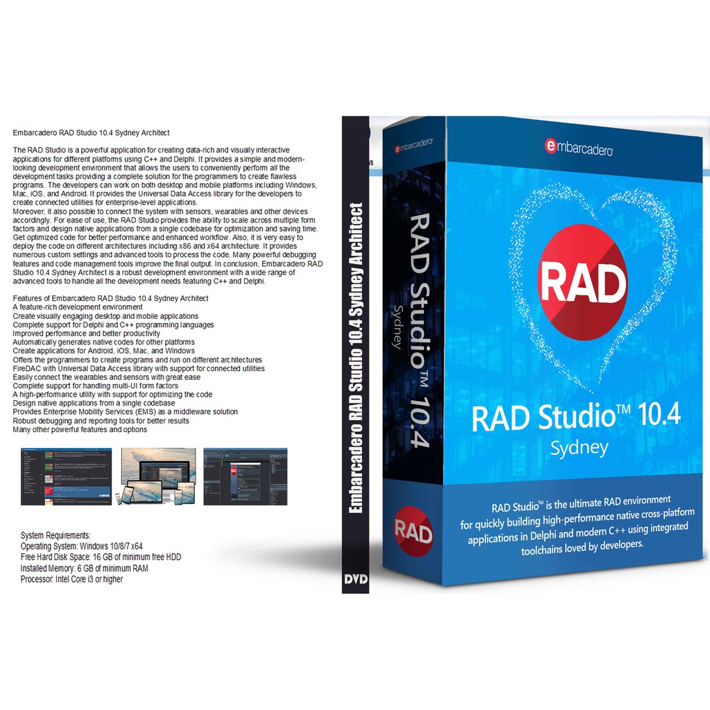 Embarcadero RAD Studio 10.4 Sydney Architect