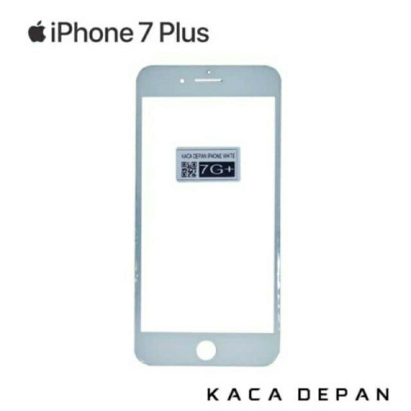 KACA DEPAN KACA TOUCHSCREEN IPHONE 7 PLUS 7G PLUS - FRAME - OCA 3IN1