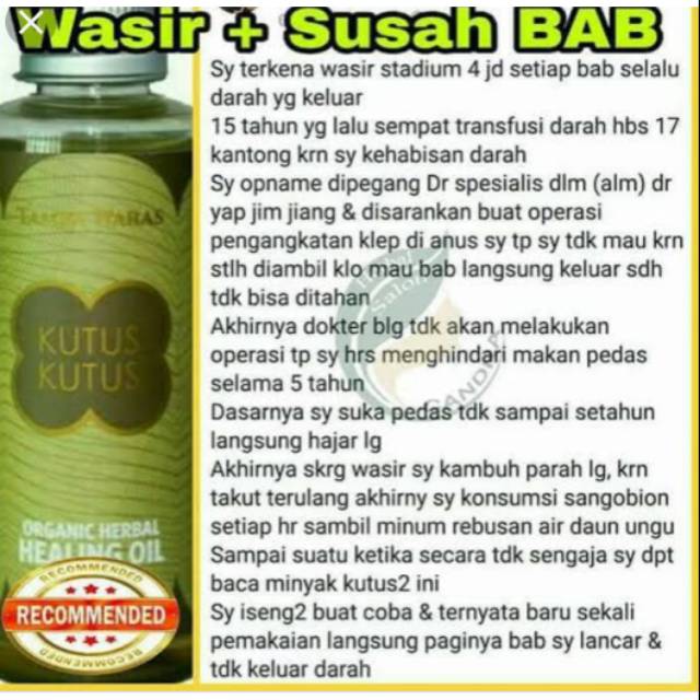 Minyak kutus-kutus