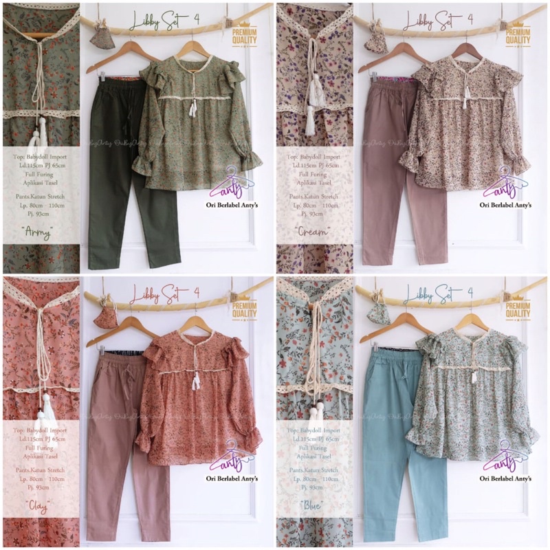 LIBBY SET 4 BY ANTY