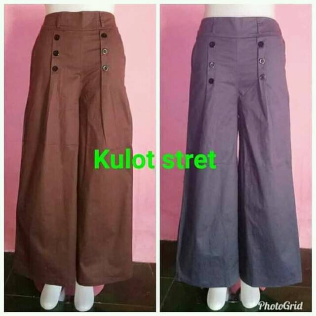 CELANA KULOT KATUN STRECH