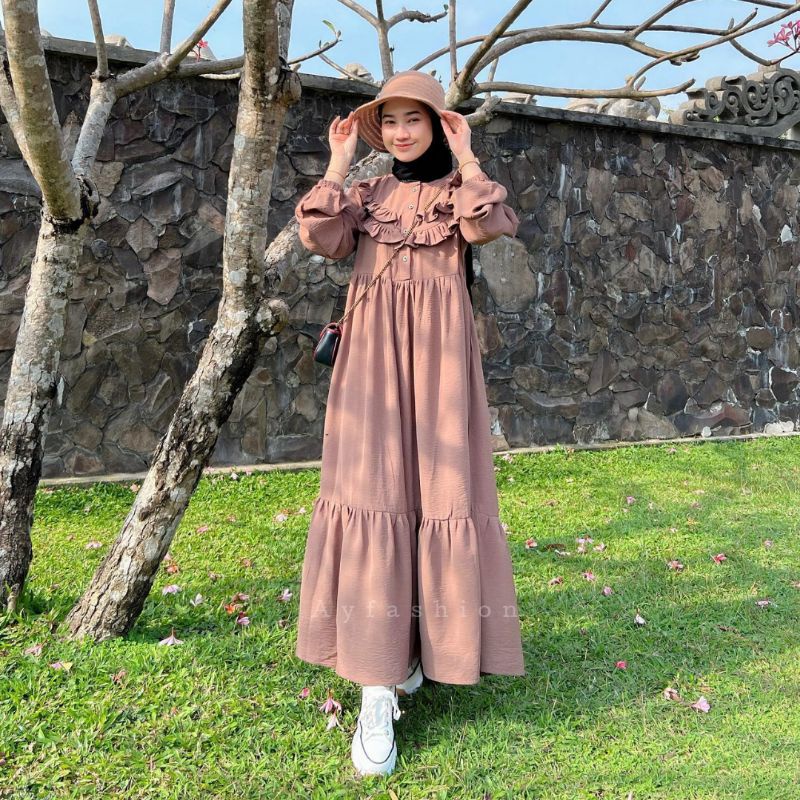 Alana maxy dress bisa COD