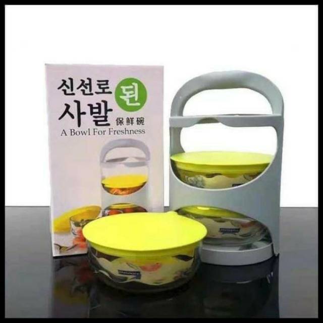 Rantang Bowl Kaca Freshness