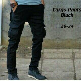 cargo pants hitam