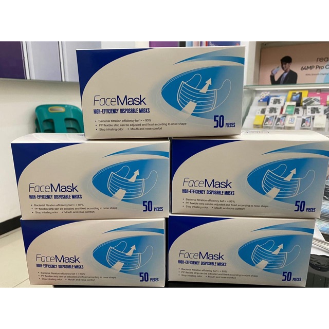 Masker 3ply earloop