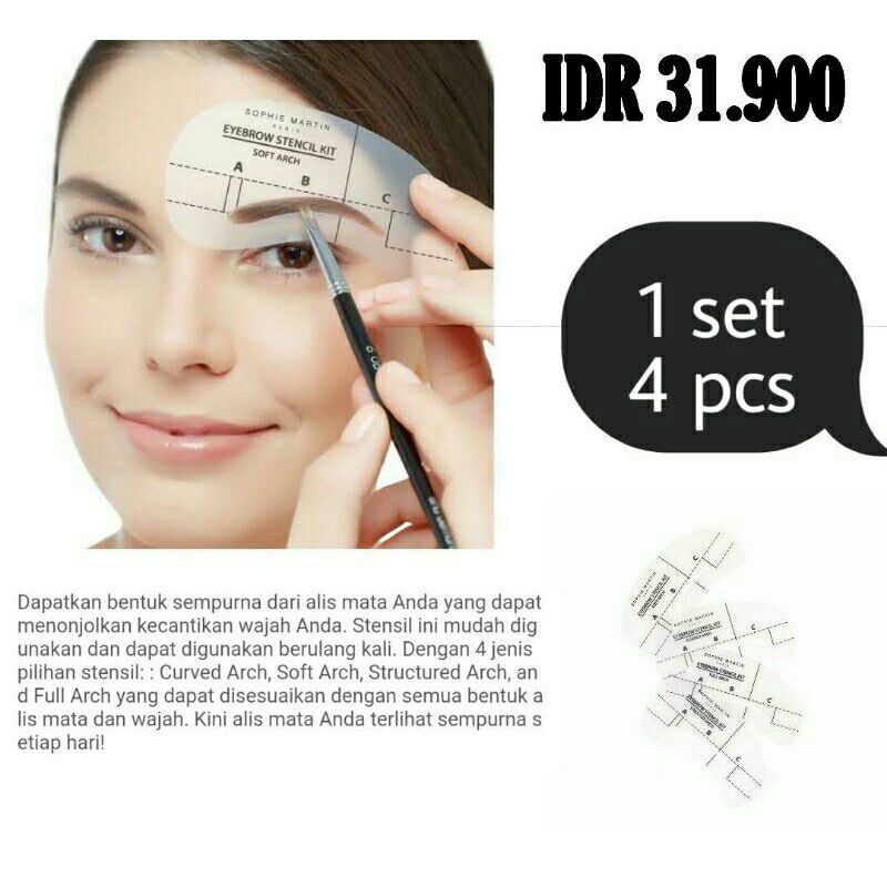 EYEBROW STENCIL KIT SOPHIE PARIS