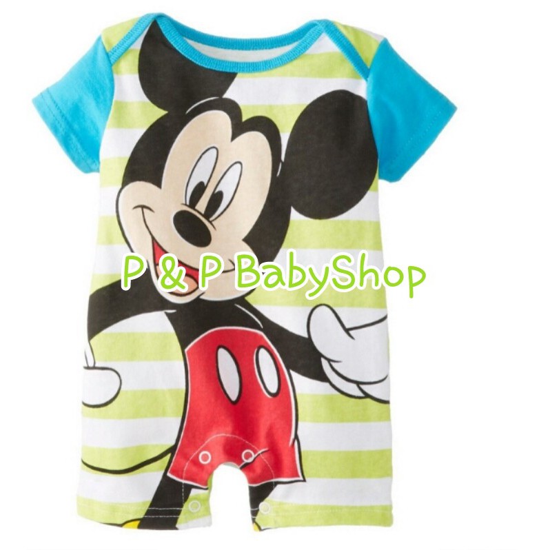 romper mickey strip