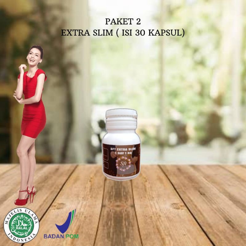 PAKET 2 EXTRASLIM ISI 30 KAPSUL