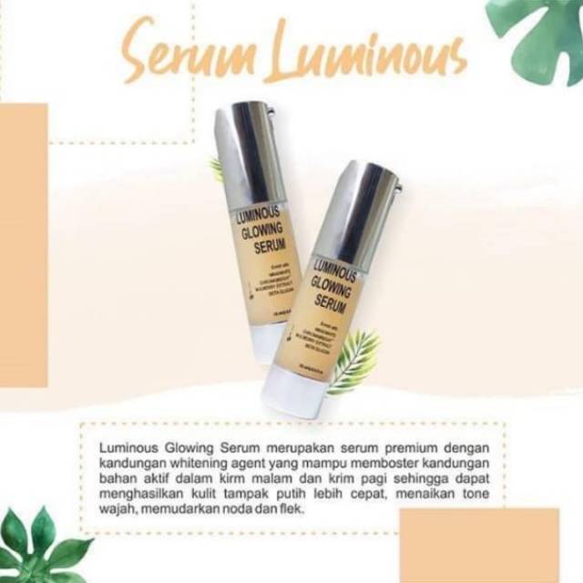 MS GLOW LUMINOUS GLOWING SERUM