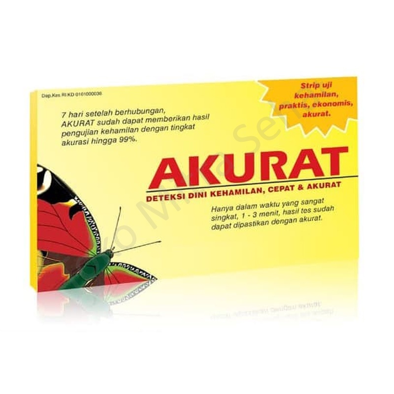 AKURAT Strip Tes Kehamilan / TESTPACK / TEST PACK