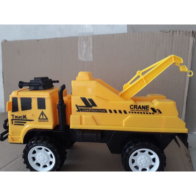 mainan mobil crane