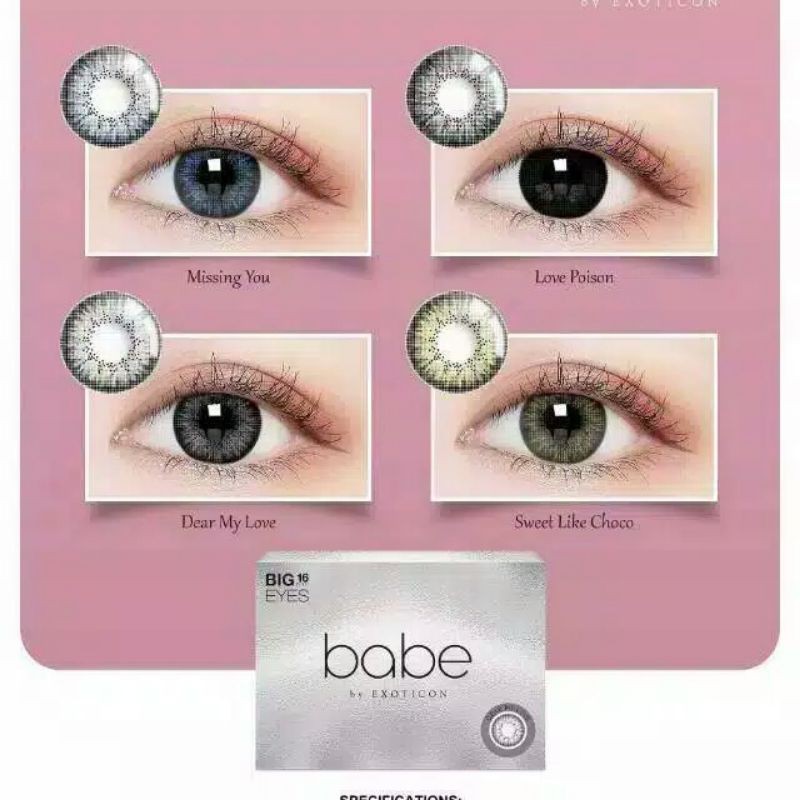 ♥️Afnansa♥️ Softlens X2 BABE