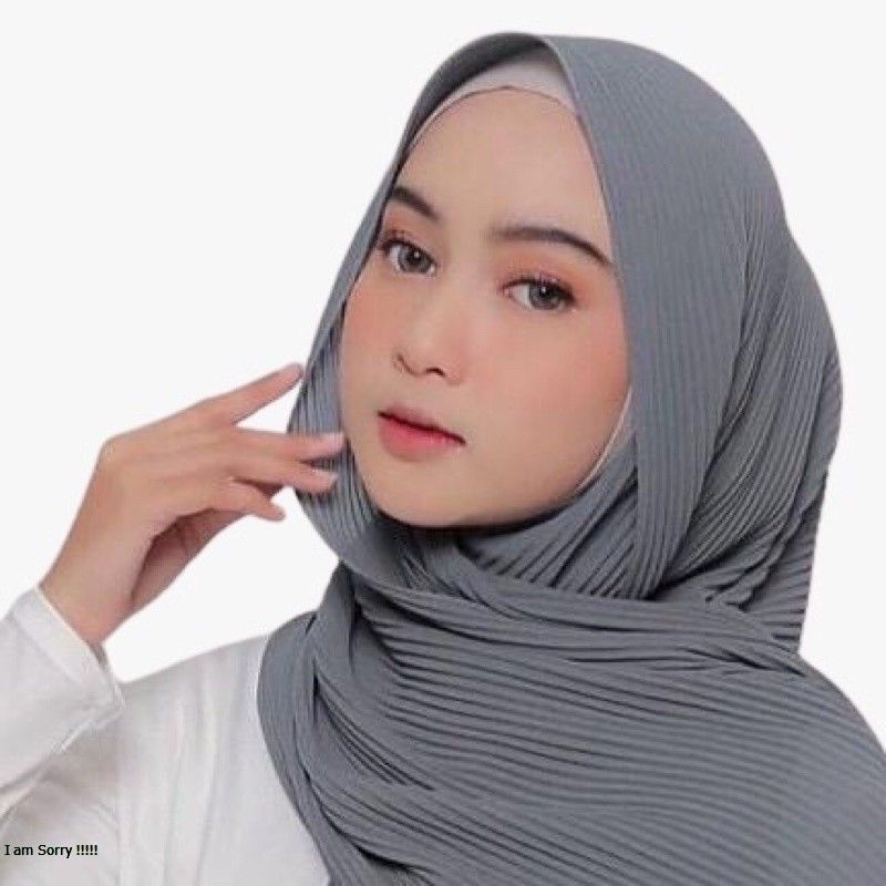 (BISA COD) krudung pashmina plisket premium hyget