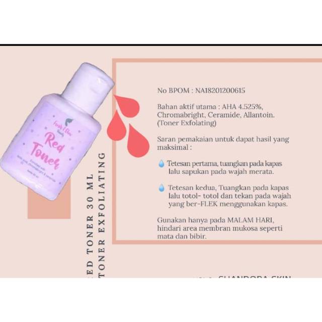 Fresh & Glow Red Toner