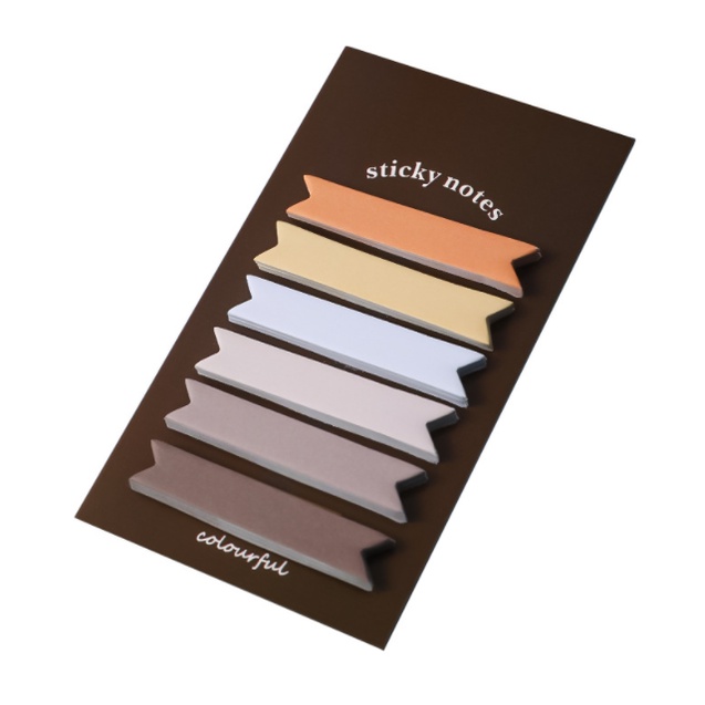 J2 - Sticky notes gradient classicfy Memo note klasik 6 baris