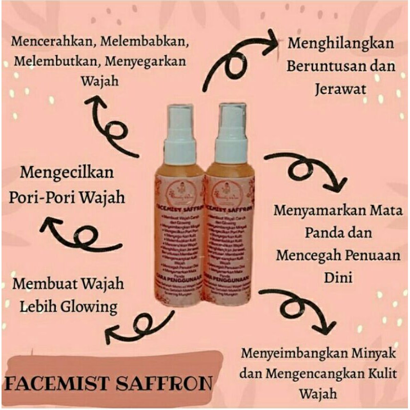 FACE MIST SAFFRON BPOM VLOOWLESS<br/><br/>