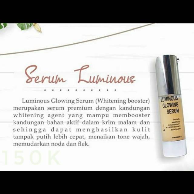 Ms Glow serum Luminous