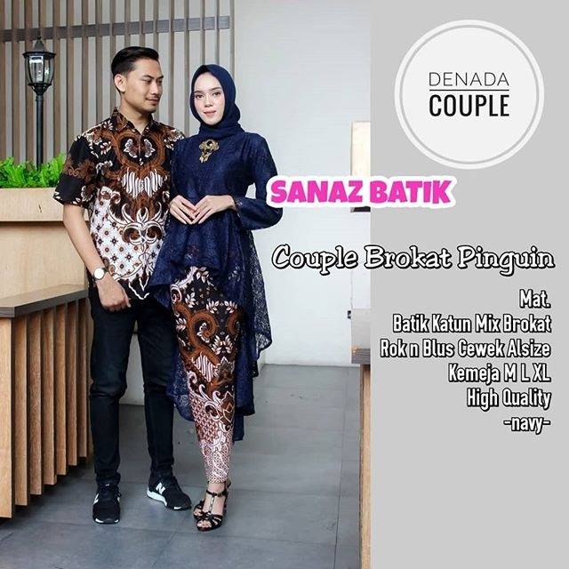 Batik Couple Brokat Pinguin