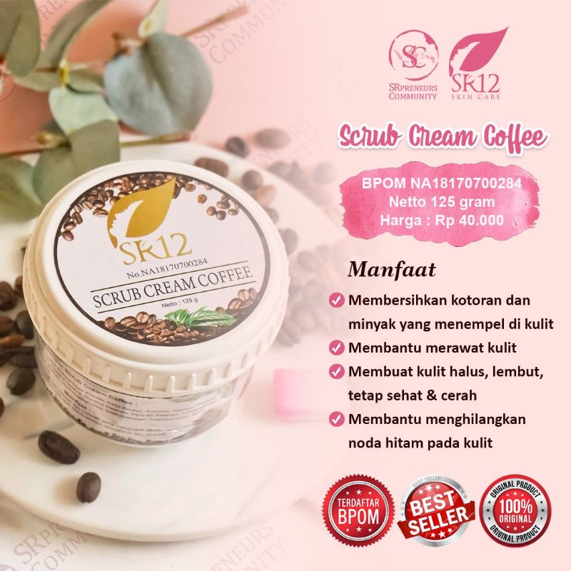 scrub cream coffe SR12