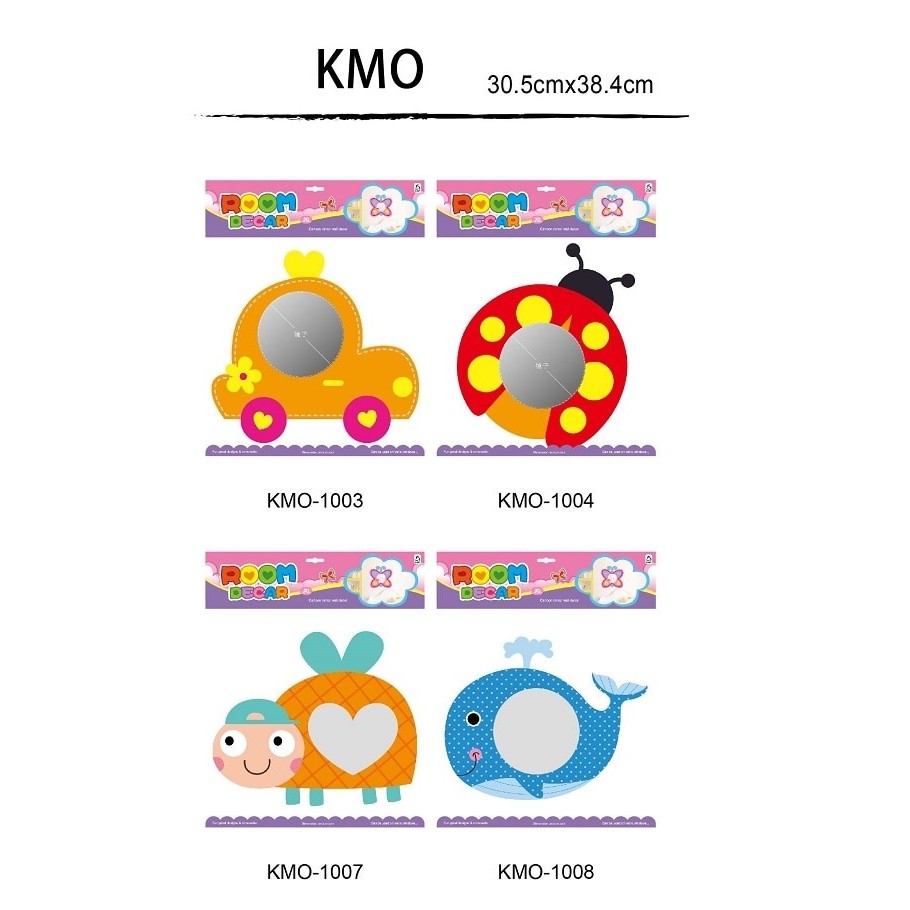 Stiker Dinding Wall Sticker Cermin KMO