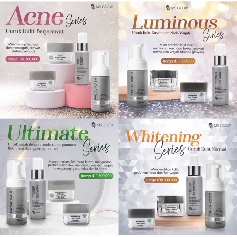 Paket Wajah MS GLOW