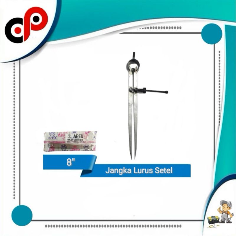 Jangka Lurus Setel 8"