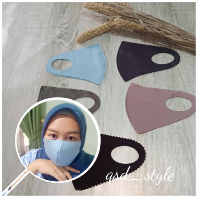 Masker scuba lasercut zigzag