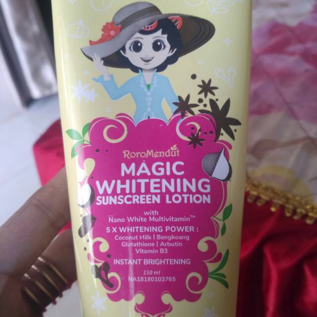 Magic whitening roromendut