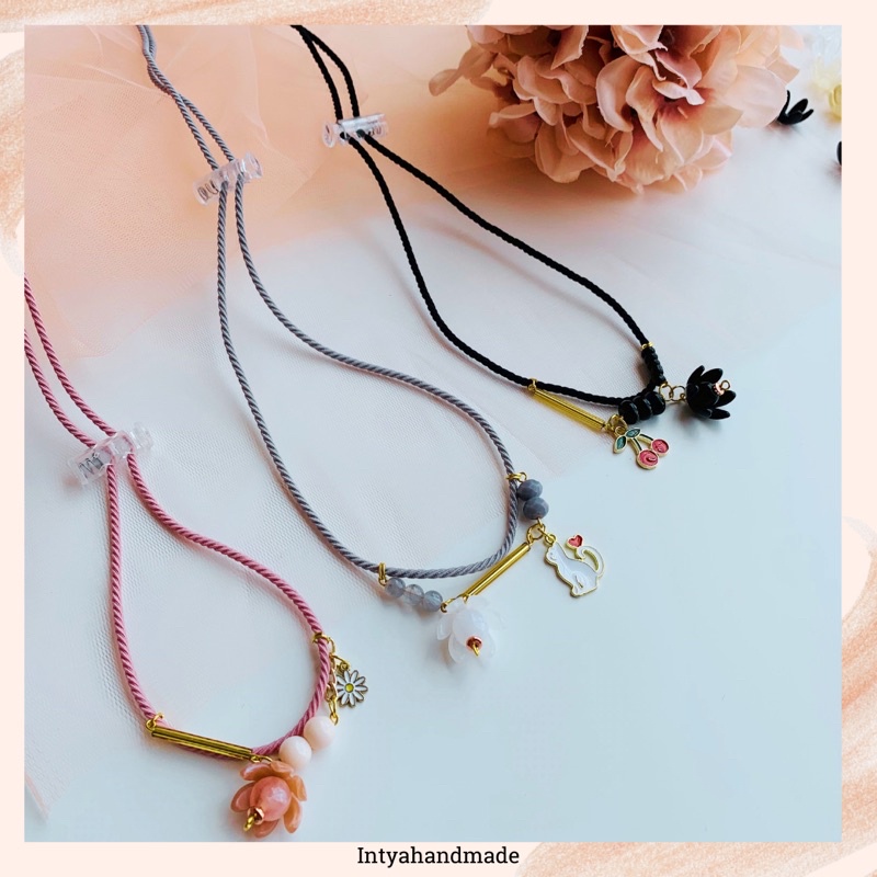 [ COD ] strap masker dan konektor tali elastis twis
