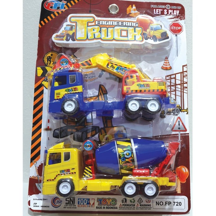 PROMO MAINAN TRUCK SET ENGINE 2PCS