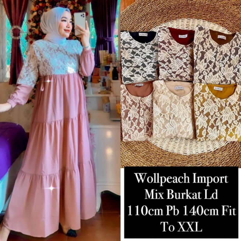 gamis brokat