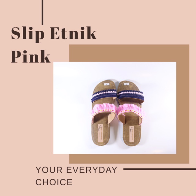 Slip Etnik Pink