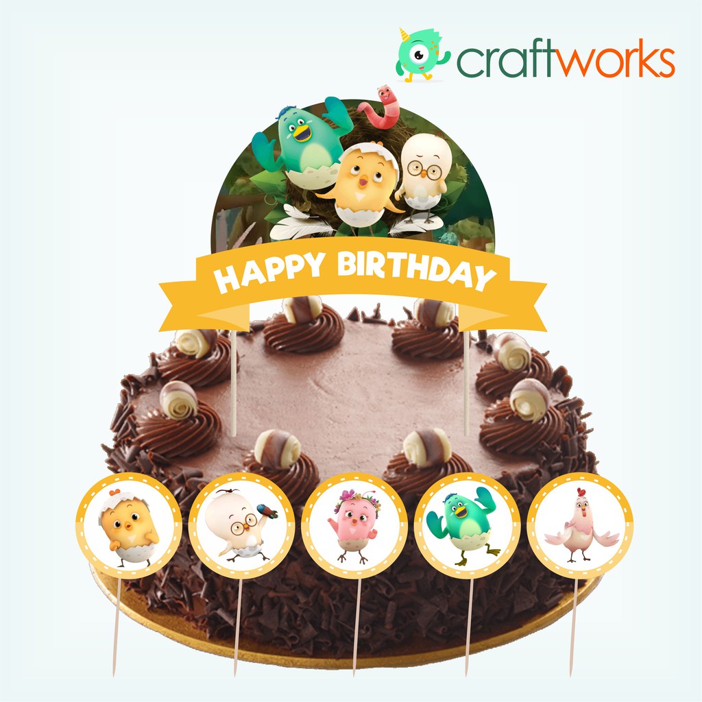 CAKE TOPPER SET - PAT A PAT COMO